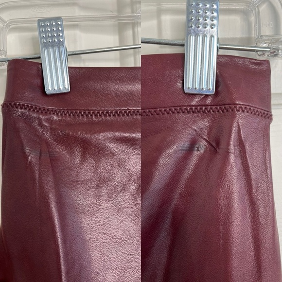 Wilfred Rebelle Vegan Leggings XS Burgundy - Picture 14 of 16